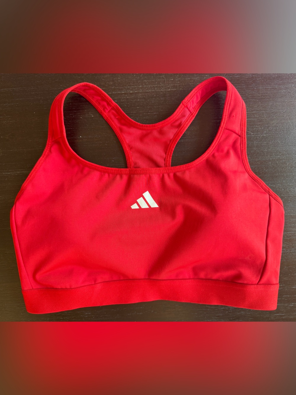 ADIDAS Women's Techfit PowerReact Medium Support Bra In Team Power Red